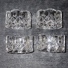 Gorham King Edward Crystal Napkin Rings Set Of 4 picture