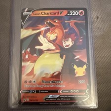 Pokémon TCG Lance's Charizard V SWSH133 Black Star Jumbo Pokemon Promo Card - NM picture