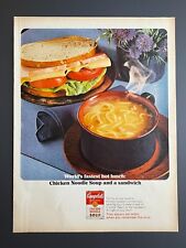 1966 Campbell's Chicken Noodle Soup - Original Print Advertisement (13.5 x 10.5) picture