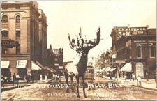 RPPC Sioux Falls South Dakota Street Scene B.P.O.E. Elks Convention early 1900s picture
