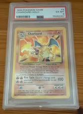 1999 Pokémon Base Set Charizard Holo 4/102 PSA 6 EX-MT WOTC Vintage picture