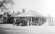 Fryes Place Texaco Gas Station Biddeford Kennebunk Maine ME - Reprint picture