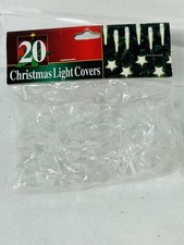 Vintage Clear Acrylic 3D Star Light Covers Christmas String Lights picture