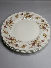 Set Of 3 Myott Staffordshire Heritage Salad Plate 8” Floral China M 411 PU picture