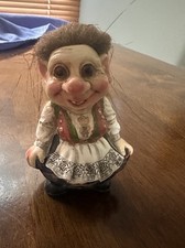 Vintage 90s Nyform Norwegian Troll Figurine - Female Troll picture