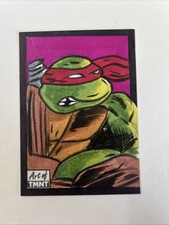2019 Topps Art Of TMNT Sketch Card Rees Inlay 1/1 picture
