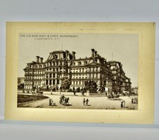 The Jersey Coffee Victorian Trading Card Antique US War Navy State Department picture