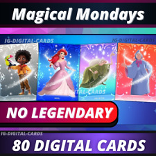 Topps Disney Collect Magical Mondays NO LEGENDARY [80 DIGITAL CARDS] picture