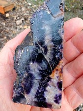 Superb Blue John Fluorite Specimen, Polished To 3 Sides picture