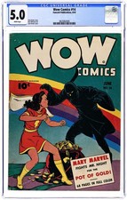 Wow Comics #14 CGC 5.0 1943 Fawcett 3823062005 picture