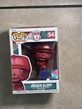 Jurgen Klopp RED LFC Limited Box Damaged Vaulted Funko Pop Liverpool+Protector picture