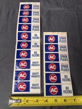 AC Delco - Original Vintage 1960’s 70’s Racing Decal A-7513 Sticker Sheet picture