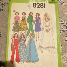 Simplicity Doll Clothing Sewing Pattern Lot of 4 8281 9698 9097 5268 Vintage picture