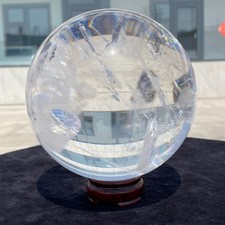 10.6LB TOP Natural white crystal transparent quartz crystal ball Reiki repair picture