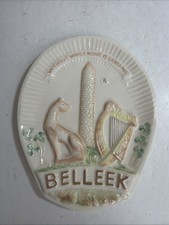 Vtg Belleek Collectors' Society Plaque Issued to Members Only Made In Ireland picture