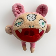 Rare Takashi Murakami Kaikai Kiki Frazzled Kiki Doll Plush 2002 Pink picture