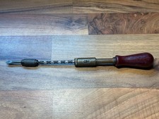 Vintage Stanley Yankee Spiral Ratcheting Screwdriver No. 135 Push Drill + 1 Bit picture