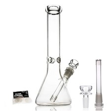 10 inch Heavy Glass Bong Water Pipe Smoking Bong Beaker + 14mm Bowl hookah picture