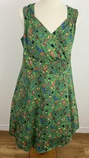 Disney Parks Women's 2X Trader Sam's Swing Dress Tropical Drink Polynesian Tiki picture