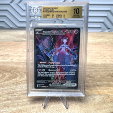 Beckett BGS 10 Pristine Team Rockets Mewtwo ex 231 SIR Destined Rivals Pokemon picture