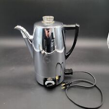 Vintage Chrome Percolator Coffeemaster Automatic Model AP10A Tested Complete picture