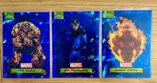 2024 Topps Chrome Marvel Sapphire F4 Human Torch + Mr. Fantastic + The Thing picture