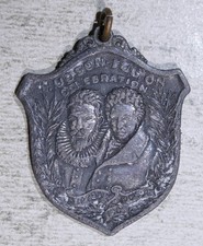 1909 Hudson-Fulton Celebration, Souvenir Badge Drop   0918-98 picture