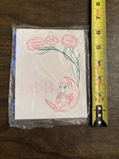 Gamma Phi Beta Sorority Mascot Notepad LICENSED, RETRO, RETIRED picture