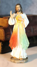 Water Font Compatible Statue Jesus Divine Mercy Figurine 6