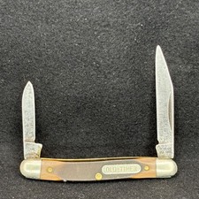 VINTAGE SCHRADE USA POCKET KNIFE OLD-TIMER 104OT PEN JACK CARBON STEEL ORIGINAL picture