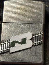 Zippo Lighter Burlington Northern Railroad picture