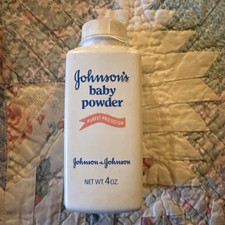 Vintage Johnsons Baby Powder Talc 4 Oz New Old Stock 1992 Movie prop display picture