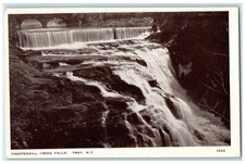 c1930's Poestenkill Creek Falls Troy New York NY Vintage Unposted Postcard picture