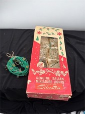 Vintage Silvestri Genuine Italian Miniature Christmas Lights – Made in Italy picture