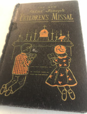 VINTAGE NEW SAINT JOSEPH'S CHILDREN'S MISSAL 1962 CATHOLIC CHURCH ILLUSTRATED picture