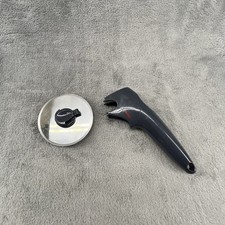Vintage Pyrex Pizza Cutter Wheel 3.5 Inch Blade Removable Blue Handle Ergonomic picture