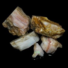 Rough Pink Spencer Idaho Vibratone Opal Parcel picture