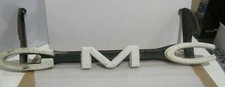 Vintage GMC Grill Emblem Heavy Duty Truck Pick Up Metal Letters Sign Brackets picture