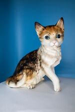 Vintage Porcelain Japanese Cat Figurine picture