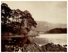 Alfred Pettitt, England, Derwentwater and Keswick, Friars' Crag vintage album picture