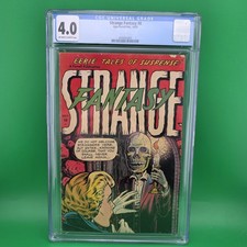 Strange Fantasy #8 Ajax Farrel 1953 CGC 4.0 Classic Skull Cover Pre Code Horror picture