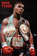 Mike Tyson Iron Mike Boxing Champion Heavyweight Champion Vintage Photo Reprint picture