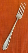 Vintage Boda Nova GOURMET Pattern Glossy Stainless DINNER FORK 7-5/8” Japan picture
