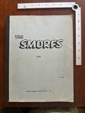 RARE The Smurfs Original Production Bible Belonged to Writer Dean Stefan 1988 picture