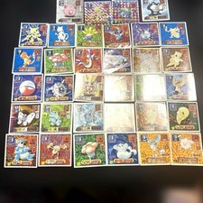 Pokemon Saikyo Seal Retsuden Amada 34 Sticker Lot Holo Collectible 15+ picture