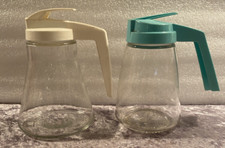 (2) Syrup (Cream/sugar/milk) dispenser. 1 Federal Housewares,1 unmarked. Works. picture