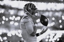 Joe Burrow Bengals rare and amazing 11x14 Stunner Black and White museum quality picture