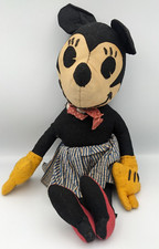 RARE c1930s McCall No 91 Minnie Mouse Disney Vintage Stuffed Pie Eyed Doll 19