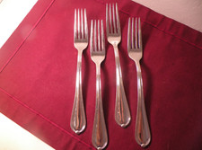 Set Of 4 Dinner Forks Villeroy & Boch EMILY 18/10 Stainless 8 1/8