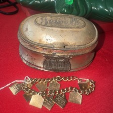 Antique Kronheim & Oldenbusch K&O”JEWELS” Trinket Box & 10 Command.Bracelet picture